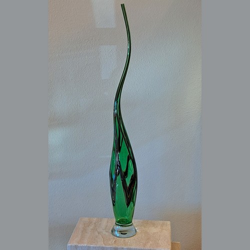 VC-012 Swan Vessel Verde $1250 at Hunter Wolff Gallery